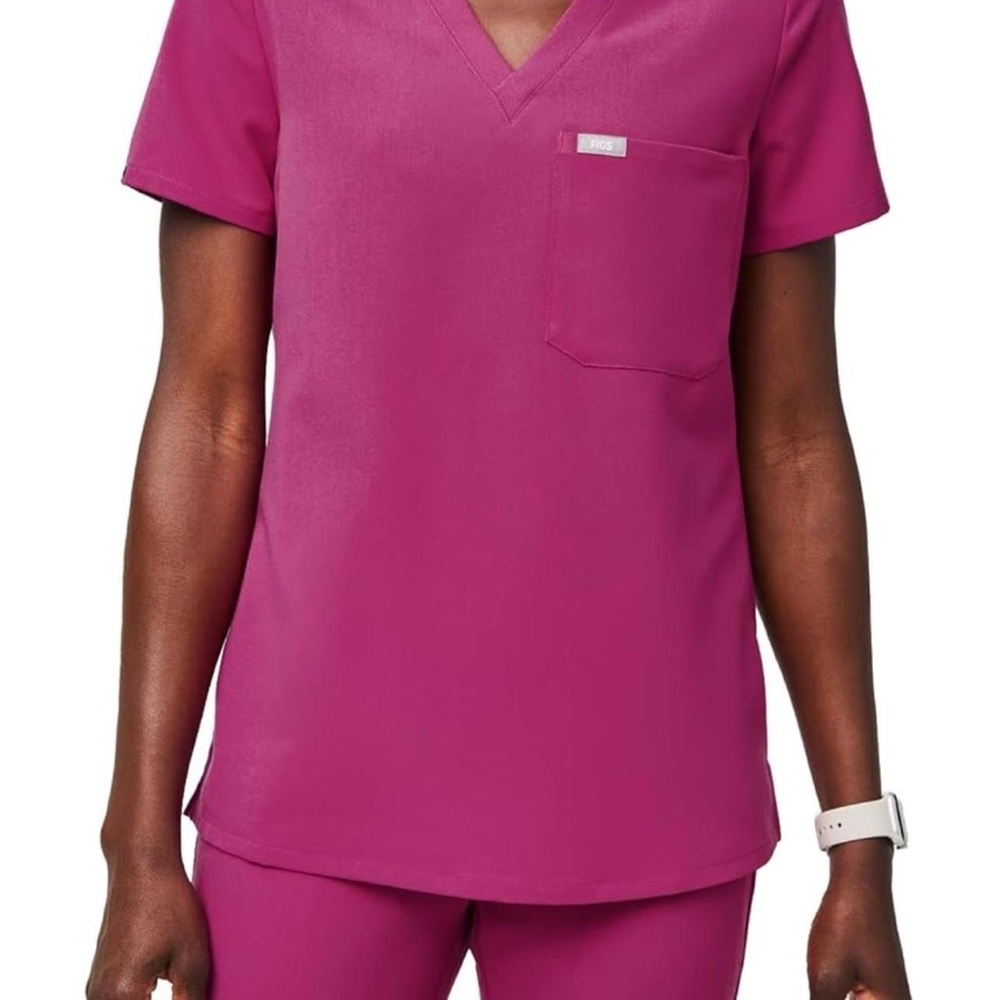 FIGS Raspberry Sorbet Catarina Top XXS